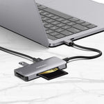 ONTEN OTN-91182 Type-C to 2 x USB3.0 + SD / TF 3.0 + CF 3.0 Multifunctional Camera Card Reader USB3.0 Hub