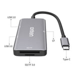 ONTEN OTN-91182 Type-C to 2 x USB3.0 + SD / TF 3.0 + CF 3.0 Multifunctional Camera Card Reader USB3.0 Hub