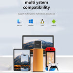 BLUEENDLESS MC801 8 in 1 4K 60Hz USB 3.2 Hub for Laptop  /  Phone PD Charging Magnetic Docking Station