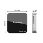 BLUEENDLESS MC801 8 in 1 4K 60Hz USB 3.2 Hub for Laptop  /  Phone PD Charging Magnetic Docking Station