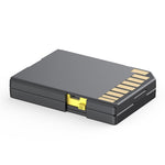 BUDI CP582B Multifunctional SD / TF Card Reader with 4 SD Slots and 8 TF Slots 5Gbps High Speed Memory Card Reader