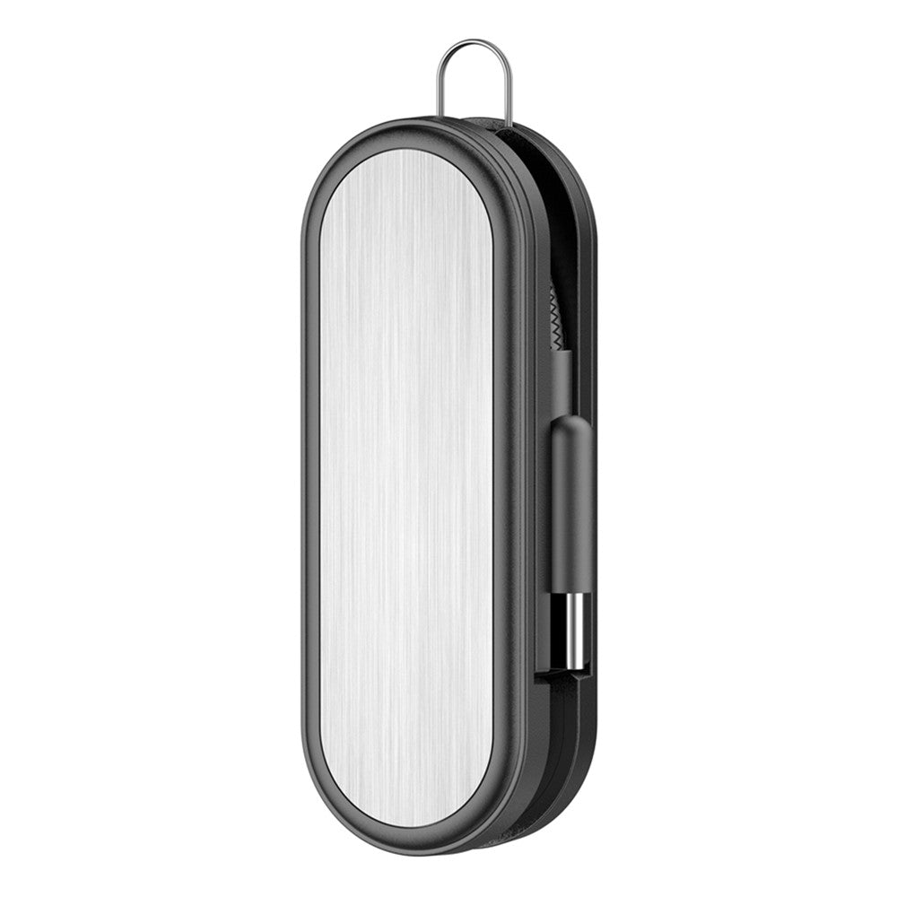 BUDI CP586TTB Multi-Function USB-C to USB-C Data Cable Kit, Portable Travel Charging Cable Set with SIM / TF Card Slots, Tool Eject Pin