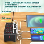 WT-268 30-Port USB Charging Station 150W High Power Fast Charger Desktop Charging Hub