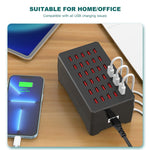WT-268 30-Port USB Charging Station 150W High Power Fast Charger Desktop Charging Hub