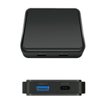 TYS-1030 Magnetic 6-in-1 USB Hub Card Reader 100W PD Fast Charging Wireless Charger Docking Station for Phone Tablet