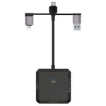 TYS-1029 iP (5-14)+USB+Type-C Interface Hub 9-i-1 USB-C Adapter Kortlæser til TF / SD / CF / MS 60W PD Hurtigopladnings-dockingstation