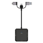 TYS-1029 iP (5-14)+USB+Type-C Interface Hub 9-i-1 USB-C Adapter Kortlæser til TF / SD / CF / MS 60W PD Hurtigopladnings-dockingstation