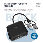 TYS-1029 iP (5-14)+USB+Type-C Interface Hub 9-i-1 USB-C Adapter Kortlæser til TF / SD / CF / MS 60W PD Hurtigopladnings-dockingstation