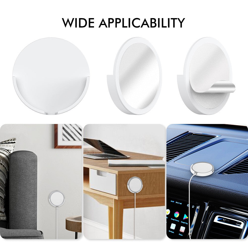 AHASTYLE PT136 2-Pack Self-adhesive Wall Mount Holder Bracket Charger