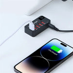 H988A 50W Smart Digital Display 5 Ports USB Charger Phone Tablet Charging Station (CE Certified)