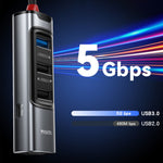 YESIDO HB20 USB + Type C Hub Adapter Converter with USB 3.0 + 3xUSB 2.0 + PD 100W USB-C Ports