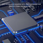 T205 USB / Type-C to USB2.0x2 + USB3.0 + TF / SD Slot USB Hub Laptop Phone Docking Station