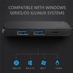 ST31 Laptop Expansion USB Type-C Hub Splitter Multi-Functional Docking Station