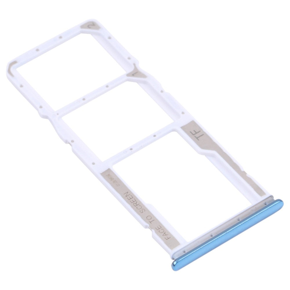 OEM-ersättning för dubbla SIM-kort + TF-korthållare (utan logotyp) för Xiaomi Redmi Note 10 4G M2101K7AI/M2101K7AG