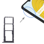 For Realme C21 RMX3201 / C21Y RMX3261 Dual SIM Cards + Single TF Card Tray Holder Replacement (without Logo)