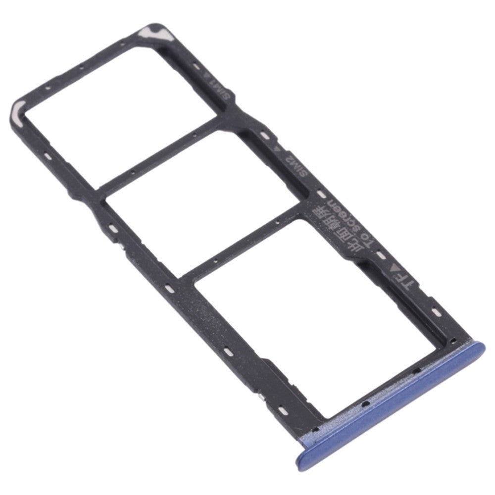 Til Realme C15 RMX2180 Dobbelt SIM-kort + Enkel TF-kortbakkeholderudskiftning (uden logo)