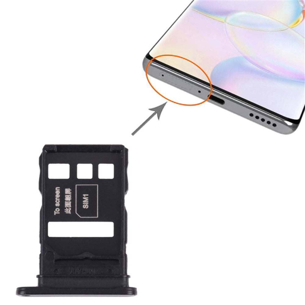 For Honor 50 Dual SIM Card Tray Holder Replacement Part (without Logo)