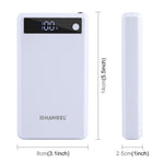 HAWEEL HWL9900 6 Slots 18650 DIY Powerbank Etui 22.5W Hurtig Opladning Batteri Boks med Digital Display (Intet Batteri)