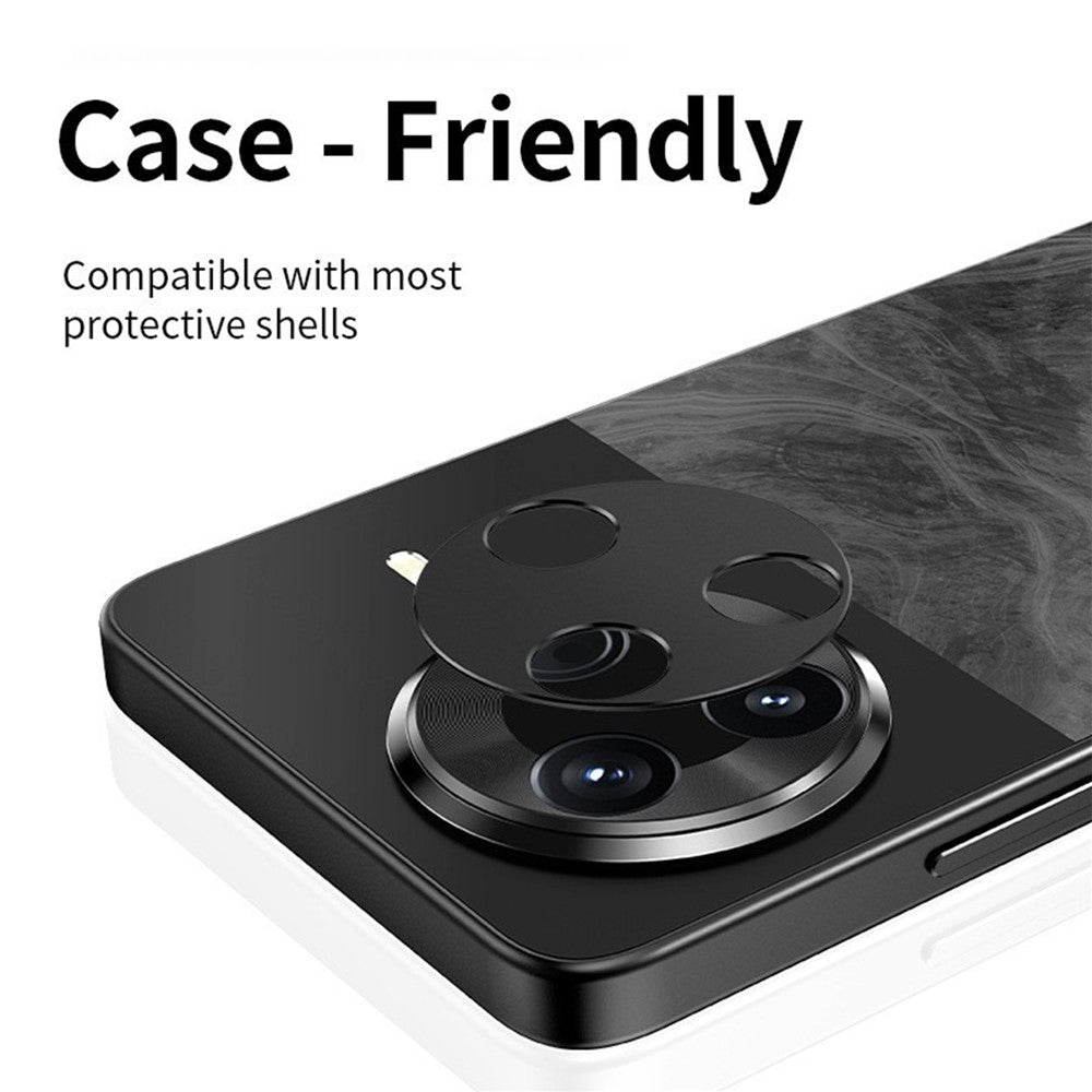 KALEBOL KLB-LPC005 För Xiaomi Poco F7 Pro 5G Ihåligt Linsskydd Aluminiumlegering mobilkamera Bezel Skydd