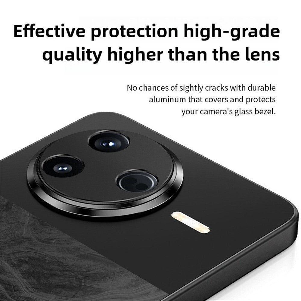 KALEBOL KLB-LPC005 För Xiaomi Poco F7 Pro 5G Ihåligt Linsskydd Aluminiumlegering mobilkamera Bezel Skydd