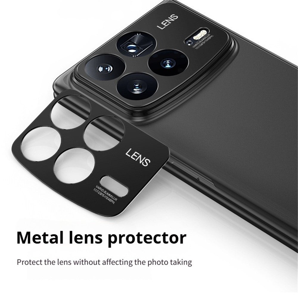 KALEBOL KLB-LPC005 För Xiaomi Mix Fold 4 5G Ihåligt Linsskydd Aluminiumlegering mobilkameraramskydd