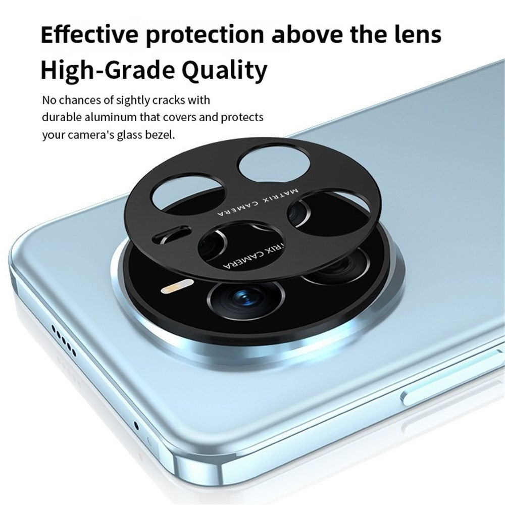 KALEBOL KLB-LPC005 For Honor Magic7 Pro 5G Hollow Lens Protector Aluminum Alloy Phone Camera Bezel Cover