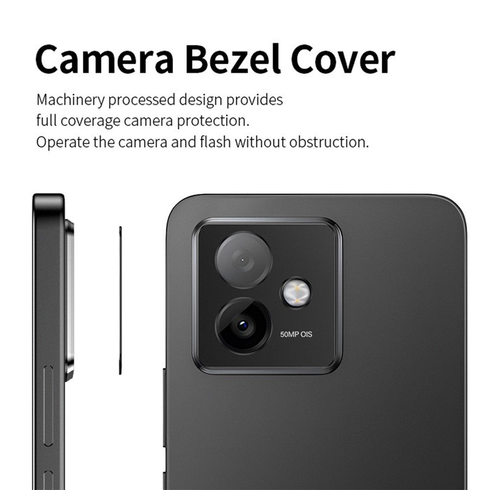 KALEBOL KLB-LPC005 For Honor X60 GT 5G Hollow Lens Protector Aluminum Alloy Phone Camera Bezel Cover