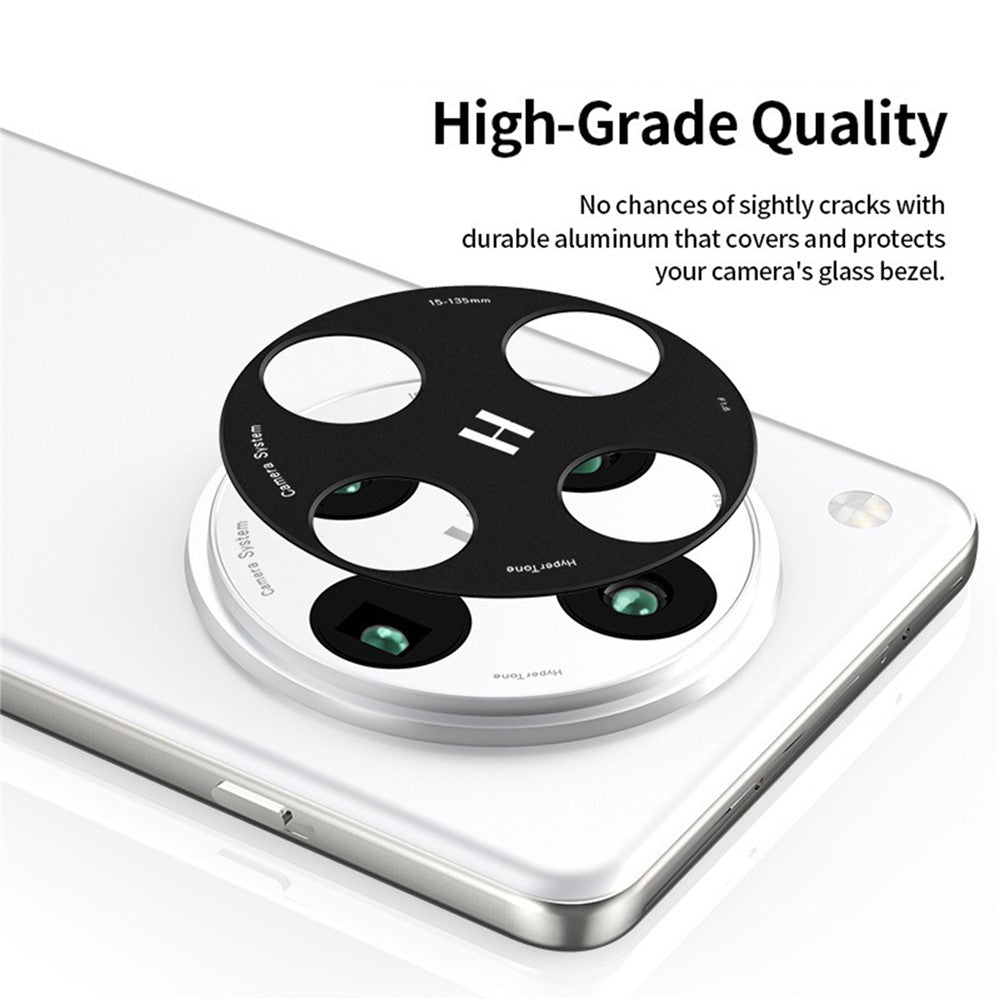 KALEBOL KLB-LPC005 För Oppo Find X8 Pro 5G Ihåligt Linsskydd Aluminiumlegering mobilkameraskydd
