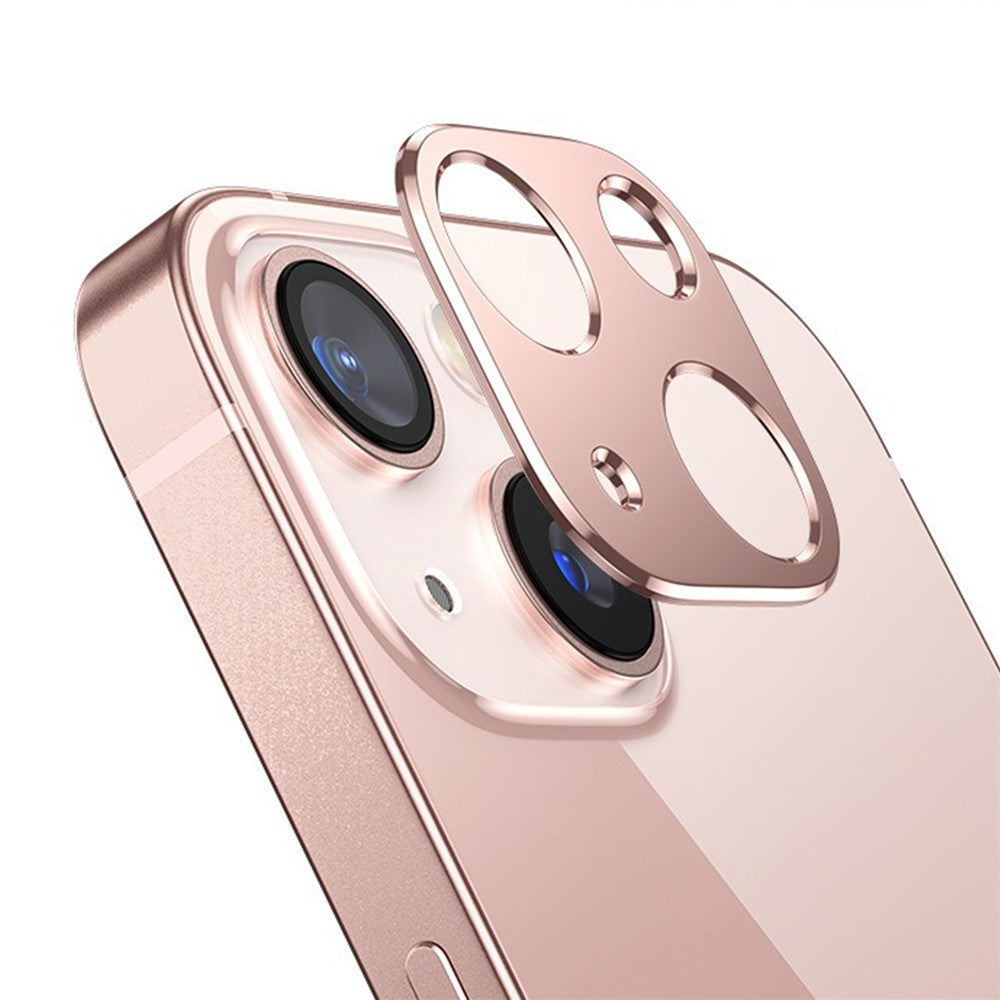 KALEBOL KLB-LPC005 For iPhone 13 / 13 mini Hollow Lens Protector Aluminum Alloy Phone Camera Bezel Cover