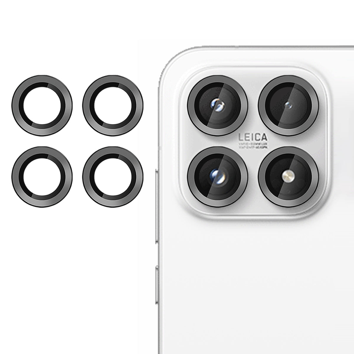 For Xiaomi 17 Camera Lens Protector Ultra Thin CD Vein HD 9H Tempered Glass Lens Film