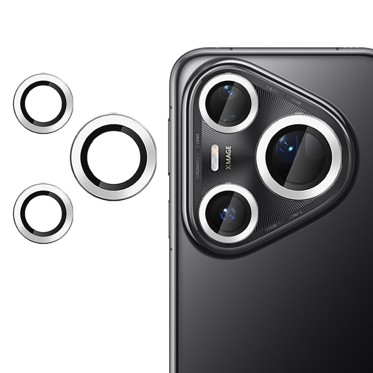 Huawei Pura 80 Ultra Kameralinsskydd Ultratunn CD Vein HD 9H Härdad Glaslinsfilm