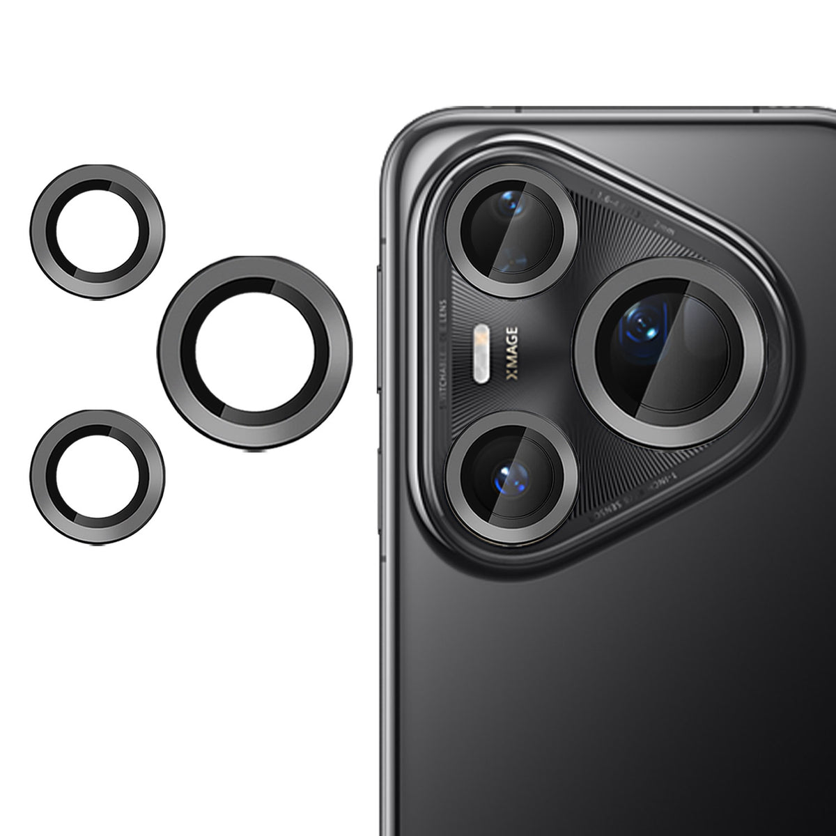 Huawei Pura 80 Ultra Kameralinsskydd Ultratunn CD Vein HD 9H Härdad Glaslinsfilm