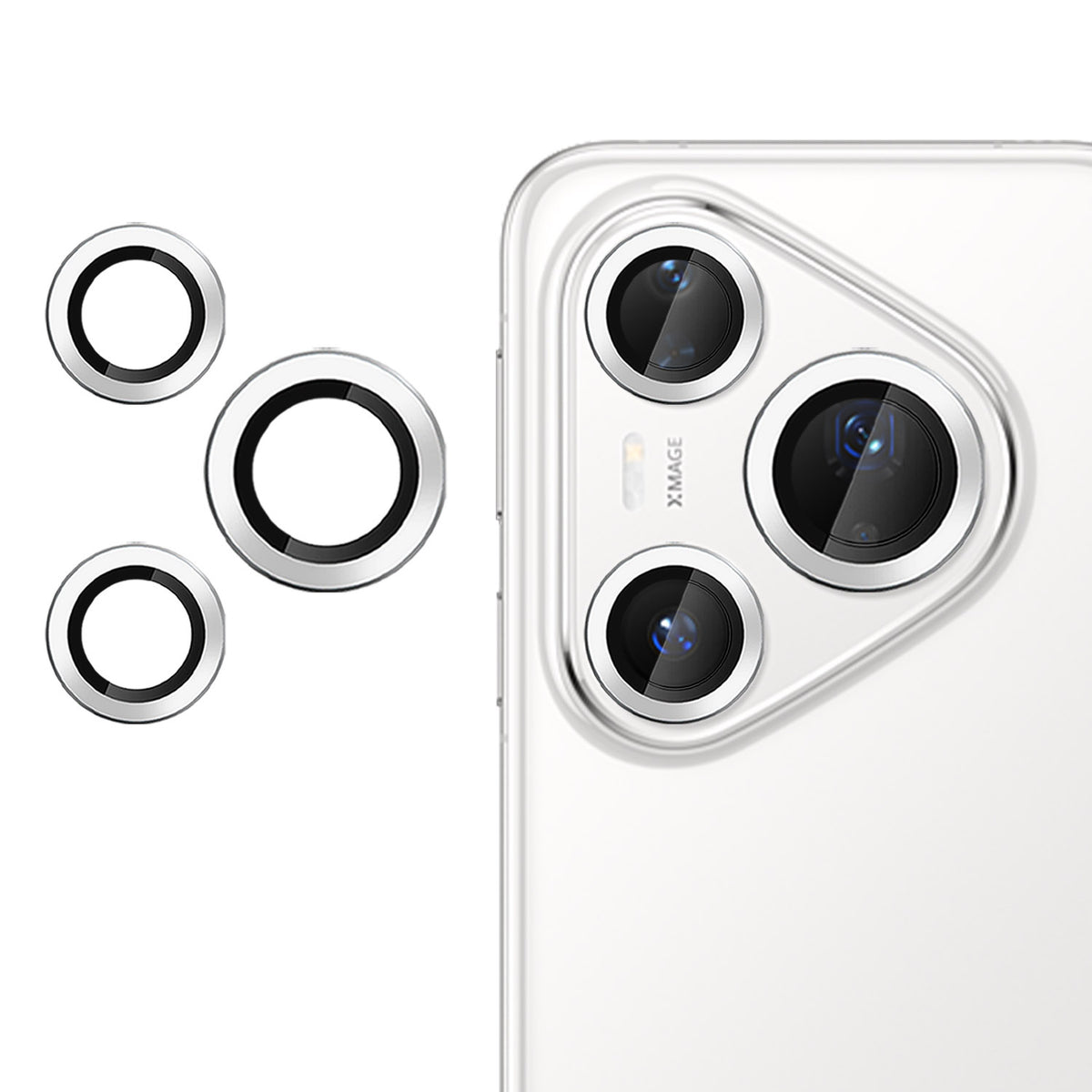 For Huawei Pura 80 Pro+ / Huawei Pura 80 Pro Camera Lens Protector Ultra Thin CD Vein HD 9H Tempered Glass Lens Film