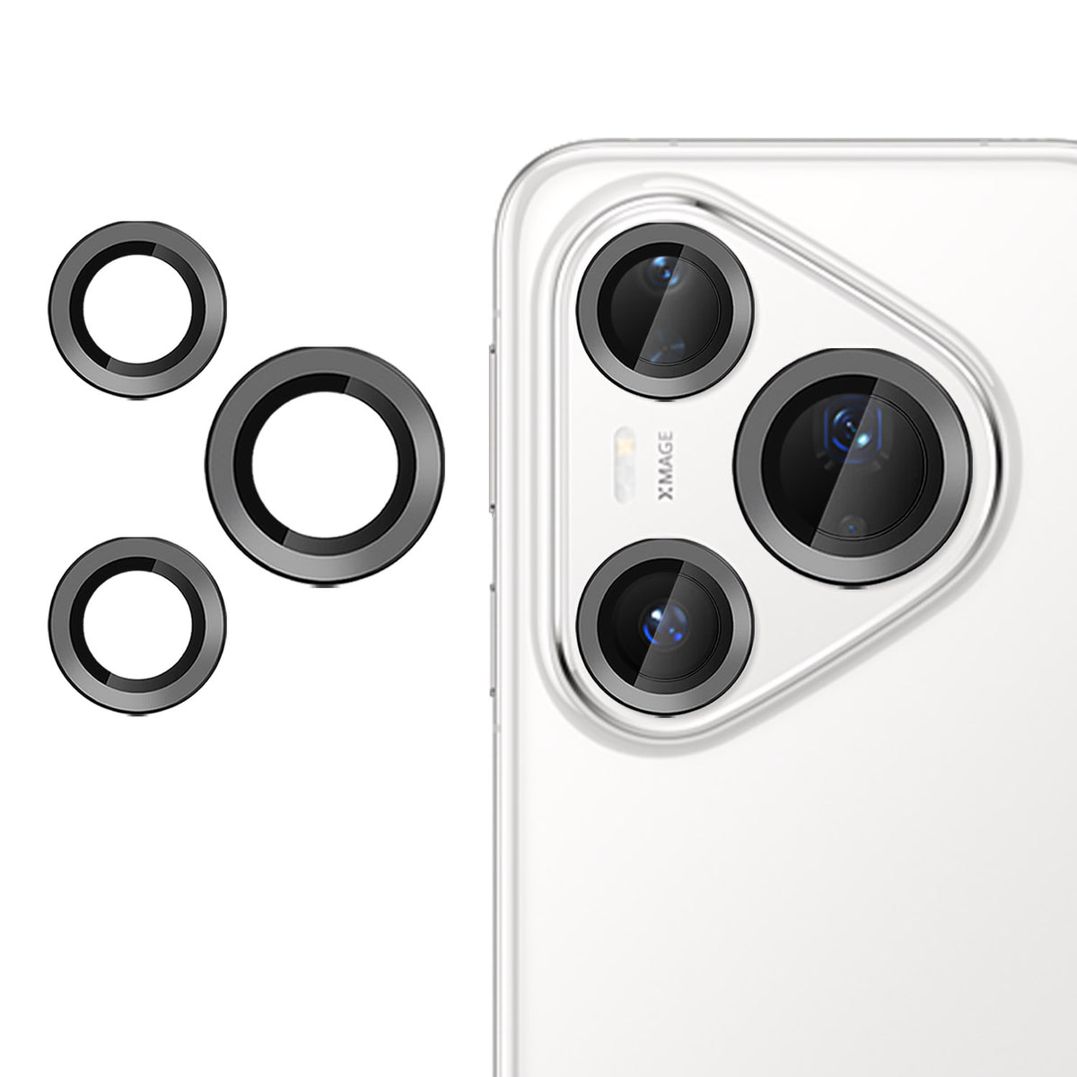 For Huawei Pura 80 Pro+ / Huawei Pura 80 Pro Camera Lens Protector Ultra Thin CD Vein HD 9H Tempered Glass Lens Film