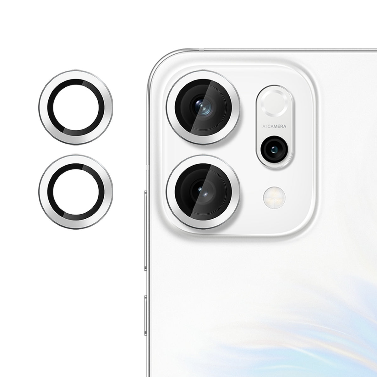 For Oppo Reno14 Pro 5G (Global) Camera Lens Protector Ultra Thin CD Vein HD 9H Tempered Glass Lens Film