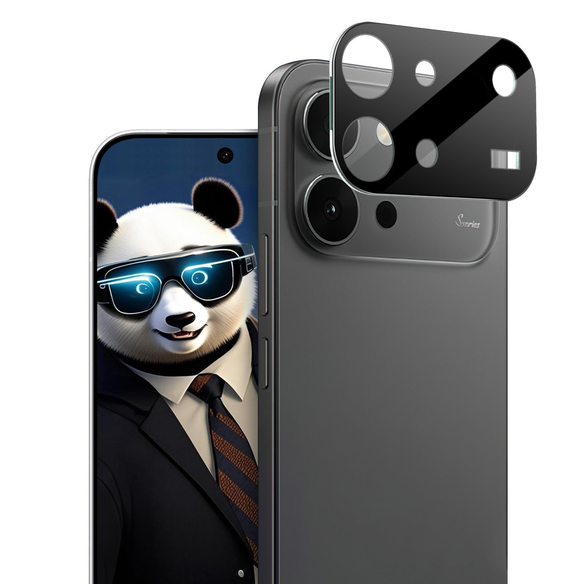 IMAK för vivo S60 Vitality Härdat Glas Heltäckande Linsfilm + Akrylskydd