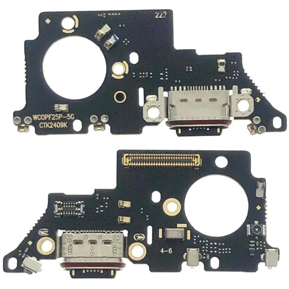 Til Oppo Reno11 F 5G Samlet Opladerport Flexkabel med IC-del (uden logo)