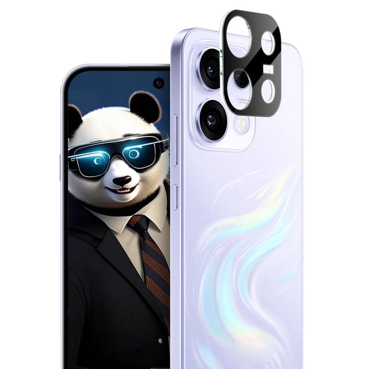 IMAK for Oppo Reno16 FS 5G / Oppo Reno16 F 5G Tempered Glass Full Cover Lens Film + Acrylic Cap