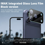 IMAK for iPhone 18 Pro Tempered Glass Full Cover Lens Film + Acrylic Cap