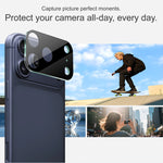 IMAK for iPhone 18 Pro Tempered Glass Full Cover Lens Film + Acrylic Cap