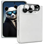 IMAK for iPhone Fold Tempered Glass Full Cover Lens Film + Acrylic Cap