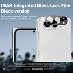 IMAK for iPhone Fold Tempered Glass Full Cover Lens Film + Acrylic Cap