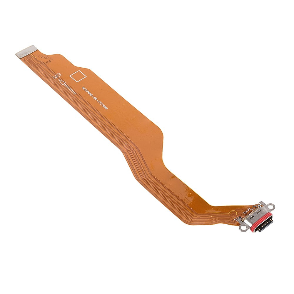 For Oppo Reno6 5G Dock Connector Charging Port Flex Cable Replacement (without Logo)