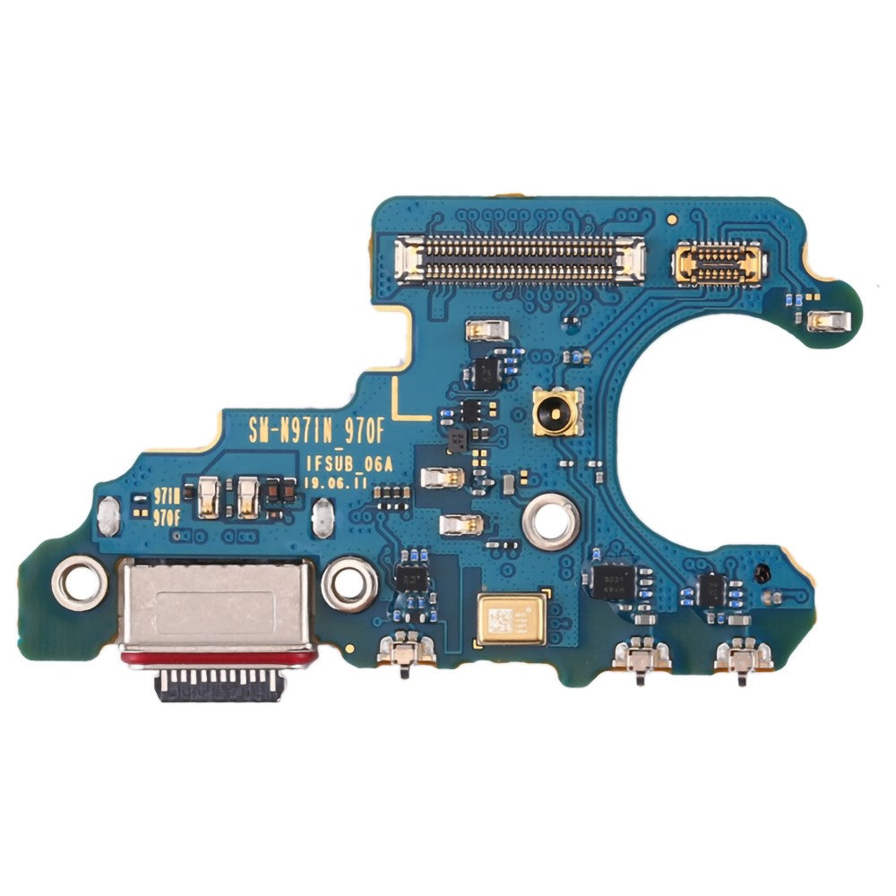 Til Samsung Galaxy Note 10 4G N970F Dock Connector Opladningsport Flexkabel Del (uden logo)