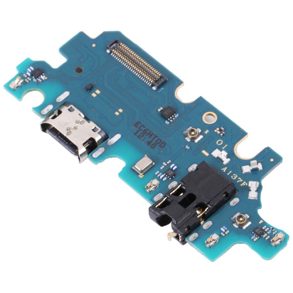 Til Samsung Galaxy A13 (SM-A137) 4G Opladningsport Flexkabel Udskiftningsdel (uden logo)