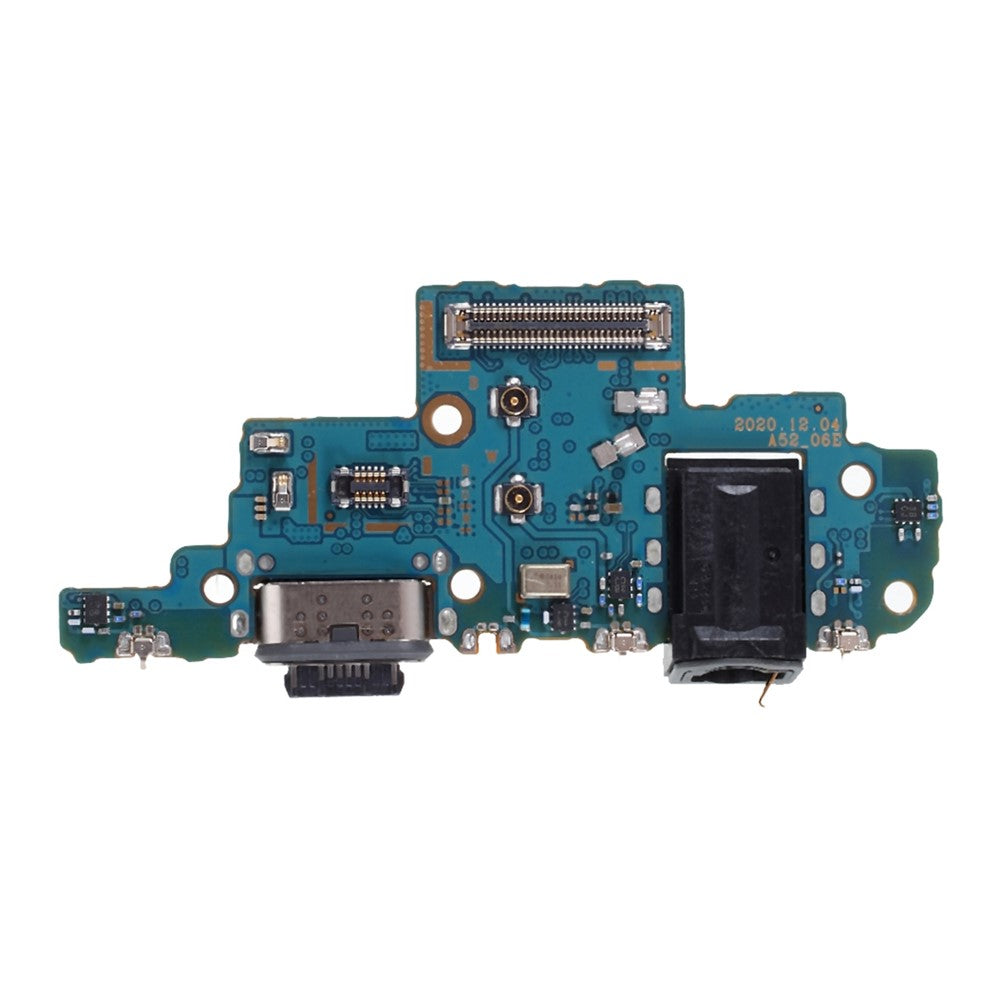 Til Samsung Galaxy A52 4G A525 opladerport flexkabel reservedel (uden logo)