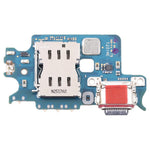 Til Samsung Galaxy S22 5G S901U OEM Dock Connector Opladerport Flex Kabel Reparationsdel (uden logo)
