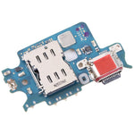 Til Samsung Galaxy S22 5G S901U OEM Dock Connector Opladerport Flex Kabel Reparationsdel (uden logo)