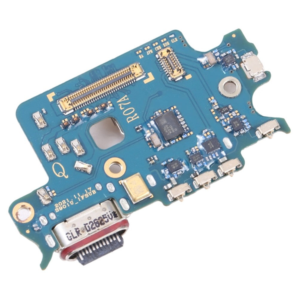 Til Samsung Galaxy S22 5G S901U OEM Dock Connector Opladerport Flex Kabel Reparationsdel (uden logo)