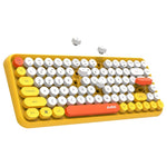 AJAZZ 308I Wireless Bluetooth Keyboard Mini Portable 84-Key Keyboard